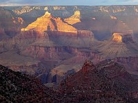 SUNSET IN GRAND CANYON AS SEEN FROM GRAND CANYON VILLAGE. GRAND CANYON N.P. NPS PHOTO. 