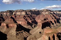 LOOKING NORTH ACROSS THE GRAND CANYON AT THE NORTH RIM. GRAND CANYON N.P. NPS PHOTO